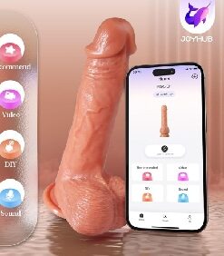App styret dildo med sugekop